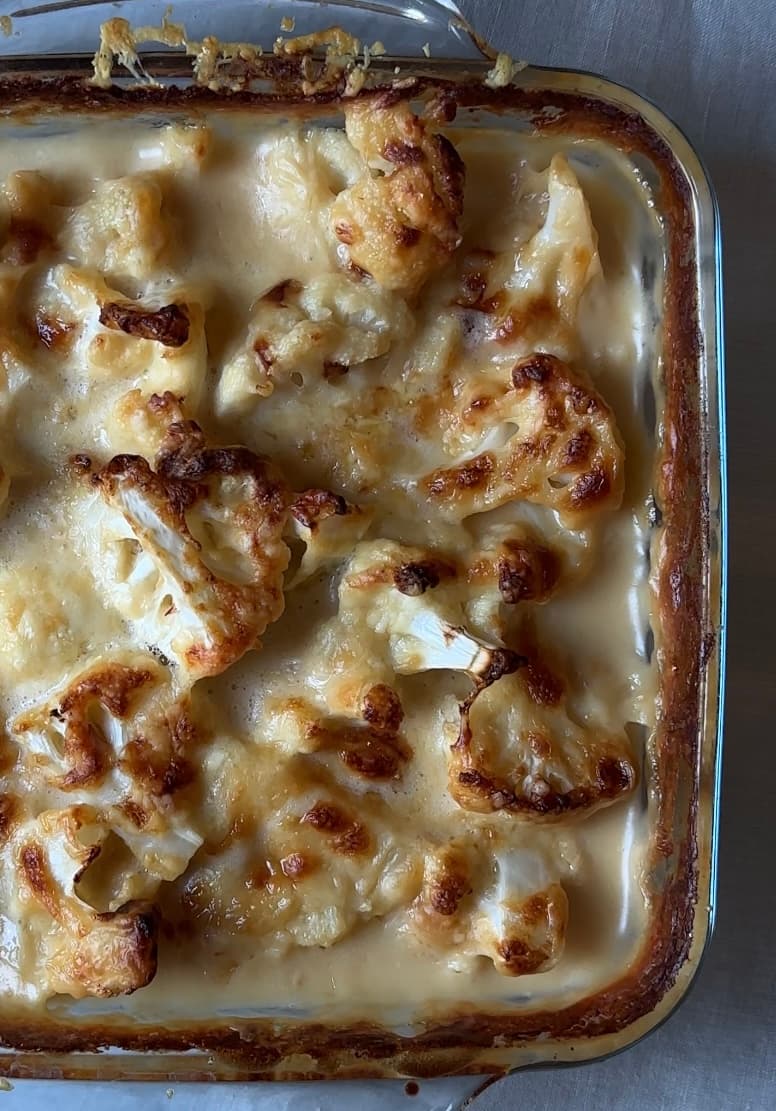 miso cauliflower cheese